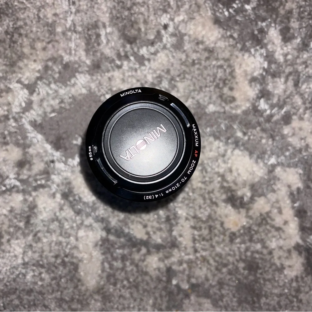 minolta AF Lens 70-210 Black Camera Lens